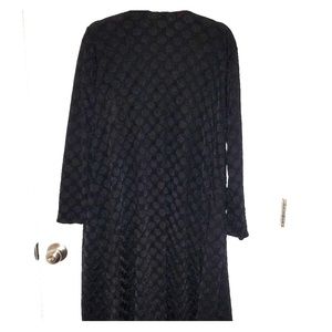 Lularoe Sarah duster - BLACK with dots